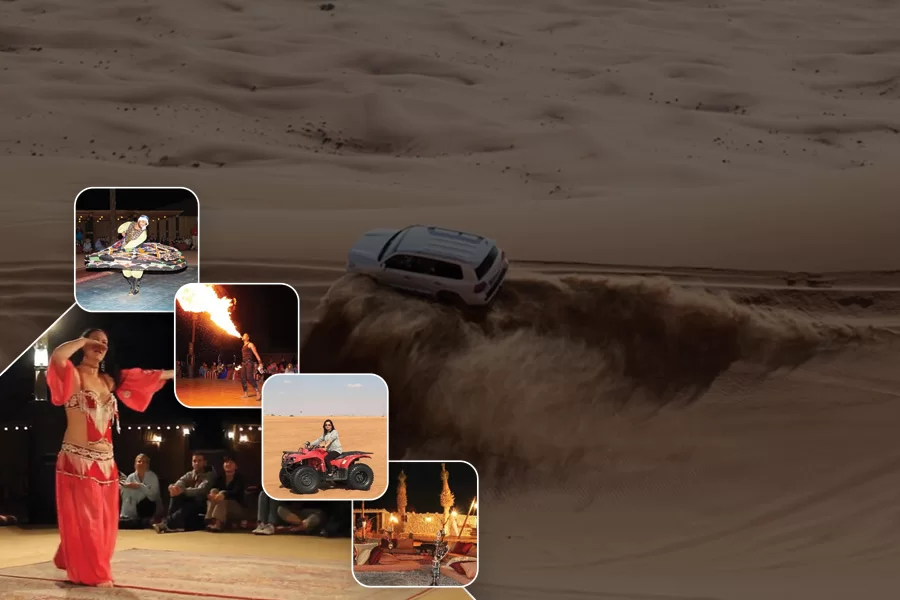 Evening Desert Safari with BBQ Dinner + 30 Min ATV Quad Bike